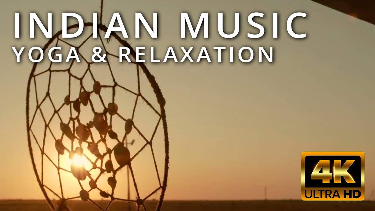 (10 Hours) 4K Indian Flute Music Yoga & Relaxation Meditation