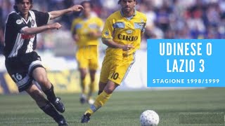 2 maggio 1999: Udinese Lazio 0 3
