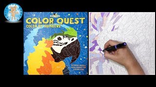 Barron's Color Quest Color By Number Puzzle Book Speed Coloring -- Family Toy Report screenshot 1