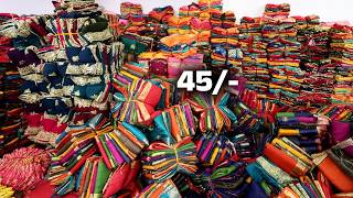 പുതിയ Cotton Saree Designs | Kerala Wholesale Market | Surat Wholesale Market #saree screenshot 1
