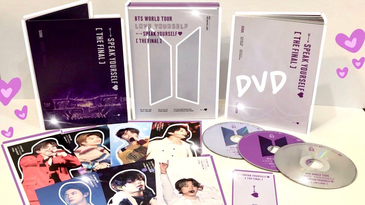 BTS [방탄소년단] LOVE YOURSELF SPEAK YOURSELF CONCERT DVD 💜 UNBOXING | WEVERSE  POB FULL FLIPTHROUGH