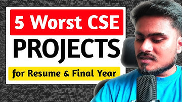 Avoid These 5 ❌ Worst CSE Projects in 2025 | CSE Project Ideas | Codelopment 👨‍💻