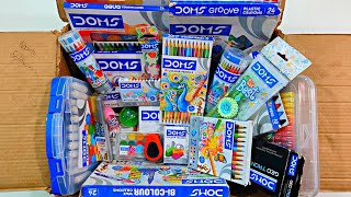 Superb DOMS Stationery Items, Plastic Crayons, Metallic Pen, Wax Crayons, Water Colour, Sharpener 