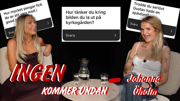 INGEN KOMMER UNDAN #40 - JOHANNA ÖHOLM!