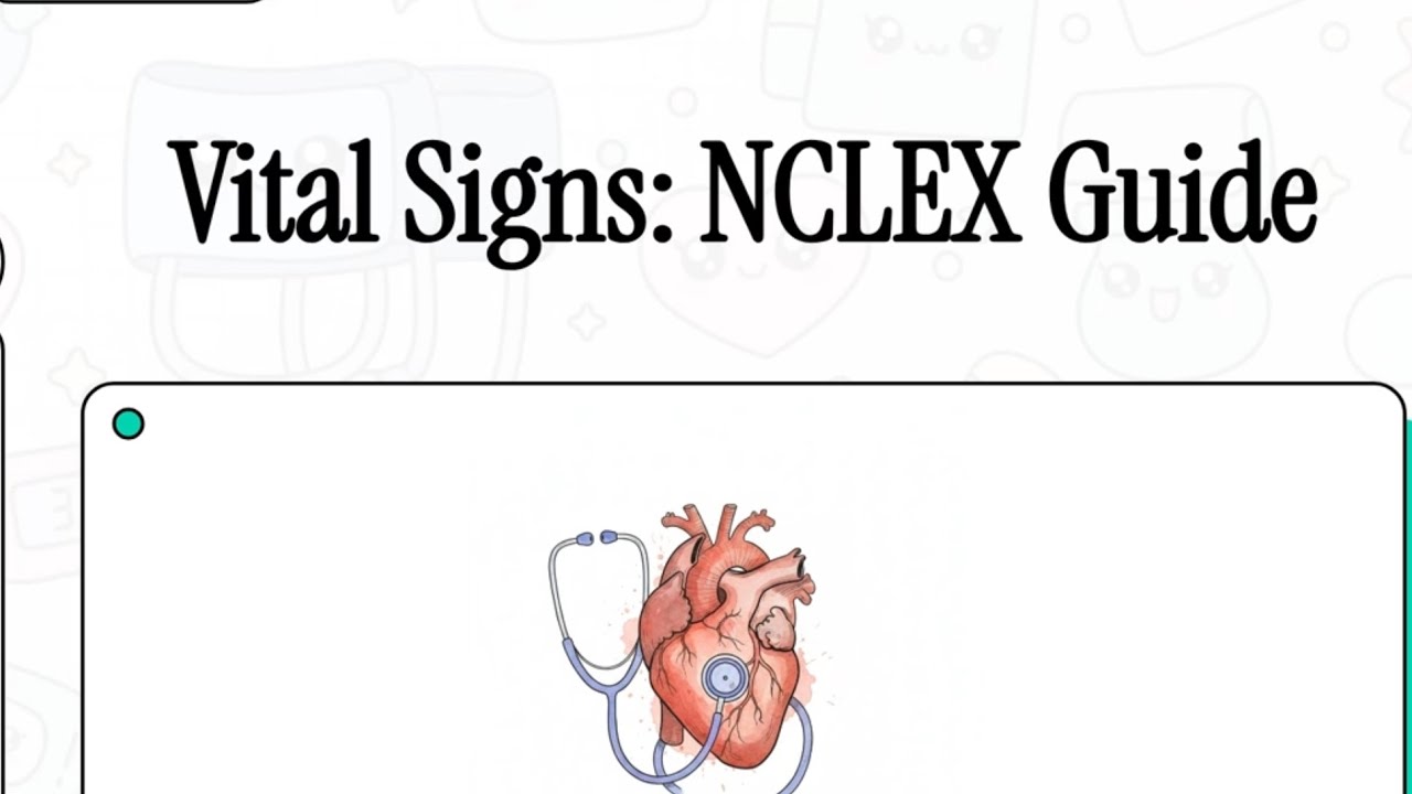 Vital Signs Simplified (BP • Pulse • Respiration • SpO₂) – NCLEX Breakdown”