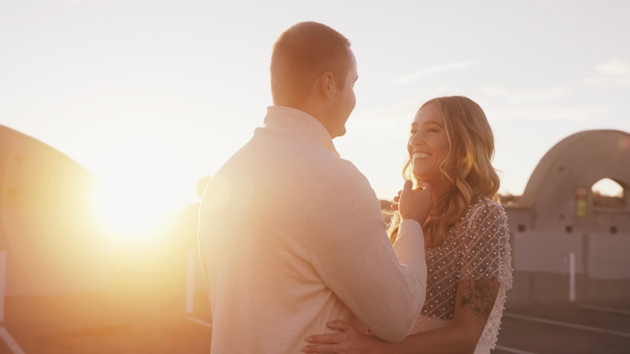 A Fun Sunrise Engagement Shoot In Downtown Rapid City, South Dakota