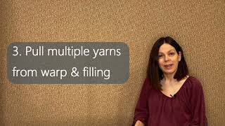 Identifying Spun and Filament yarns