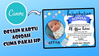 CARA MEMBUAT KARTU AQIQAH DI ANDROID