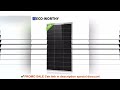 ECO-WORTHY 100 Watt N-Type 16BB Bifacial Solar Panel 25% High Efficiency Module RV Marine Boat Carav