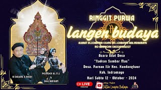 🔴LIVE | LANGEN BUDAYA | ACARA SEDEKAH LAUT/NADRAN SUMBER MAS | DS.PAREAN ILIR , INDRAMAYU,2024