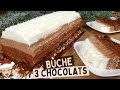 Bche 3 chocolats recette facile et ultra gourmande