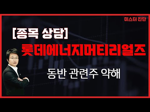 시간이 걸리는 종목 동박 관련주 약해 롯데에너지머티리얼즈 020150 이종복 전문가 미스터 진단 