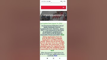 1st provisional selection list of( B. a/B.sc/B.com)doranda college ranchi 2023