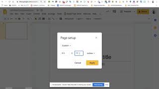 How to Resize Google Slides for Paper size to Portrait or Landscape screenshot 5