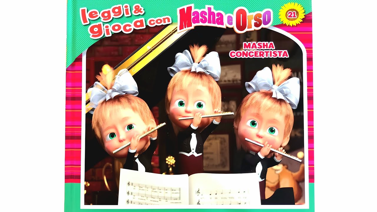 Masha e Orso. MASHA CONCERTISTA | audiolibro per bambini con giochi e attività 