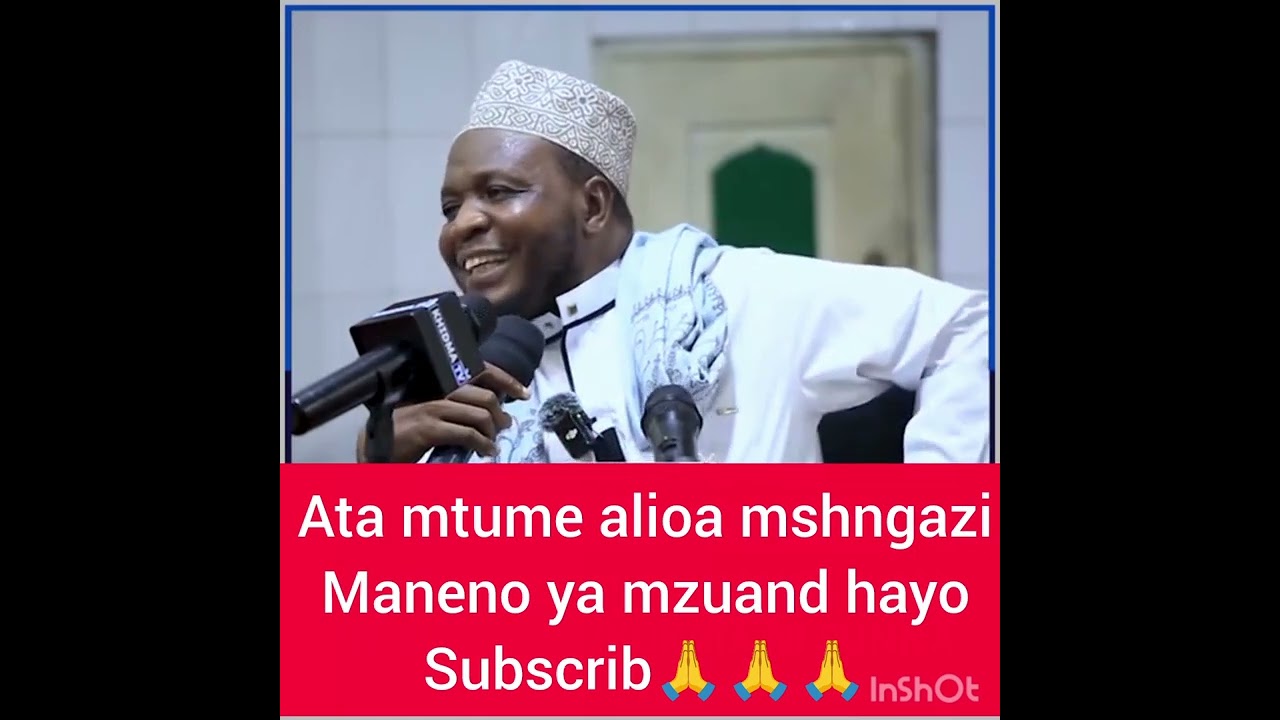 ATA MTUME ALIPENDWA NA MSHANGAZ MANENO YA SHEKH MZUWANDA 