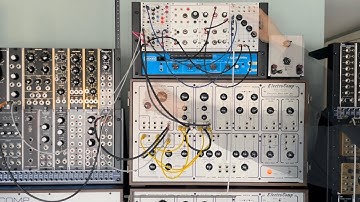 10/23/24 (11 clip montage) EML 200 + ZIMM01/04 + Buchla 292r & 202h + RE-301 + CXM 1978