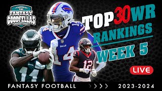Top 30 WR Rankings Week 4 - 2023 Fantasy Football #nfl