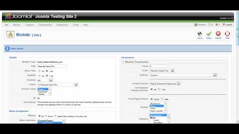 Installing and setting up the Featured Items Pro module for Joomla! Part 1