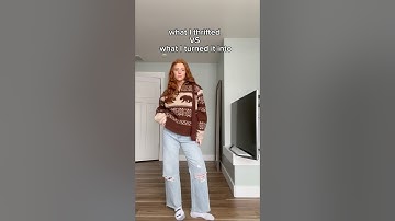 what I thrifted vs what I did with it!!! #thrifted #thrift #thriftflip #upcycle