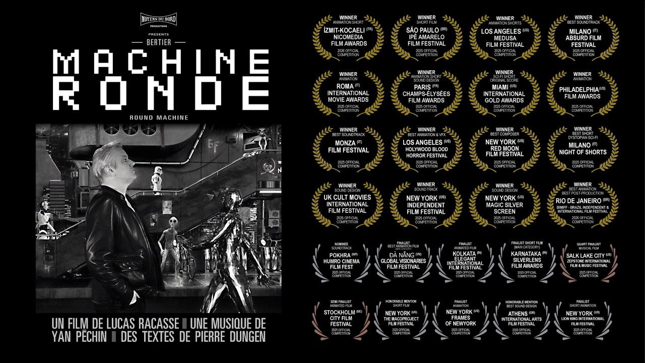 Machine Ronde (Round Machine) — Bertier | Péchin | Racasse [short movie-Fr+Eng sub-4K-2024]
