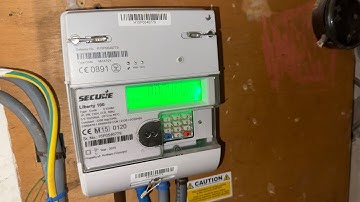 How to read a Secure Liberty 100 electricity meter