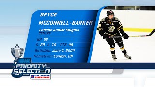 2020 OHL Priority Selection Prospect Feature: Bryce McConnell-Barker