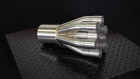Stainless Headers Mfg., Inc Custom Kompound 12 into 1 Merge Collector
