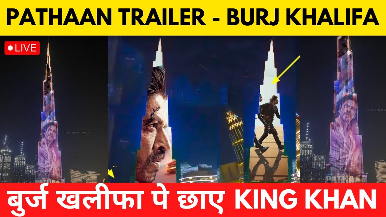 Pathan Trailer Burj Khalifa LIVE I Pathaan Advance Booking I Pathaan Movie News I Pathaan Update