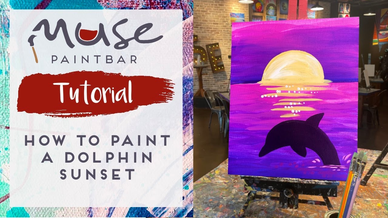 Tutorial: How to Paint a Dolphin Sunset