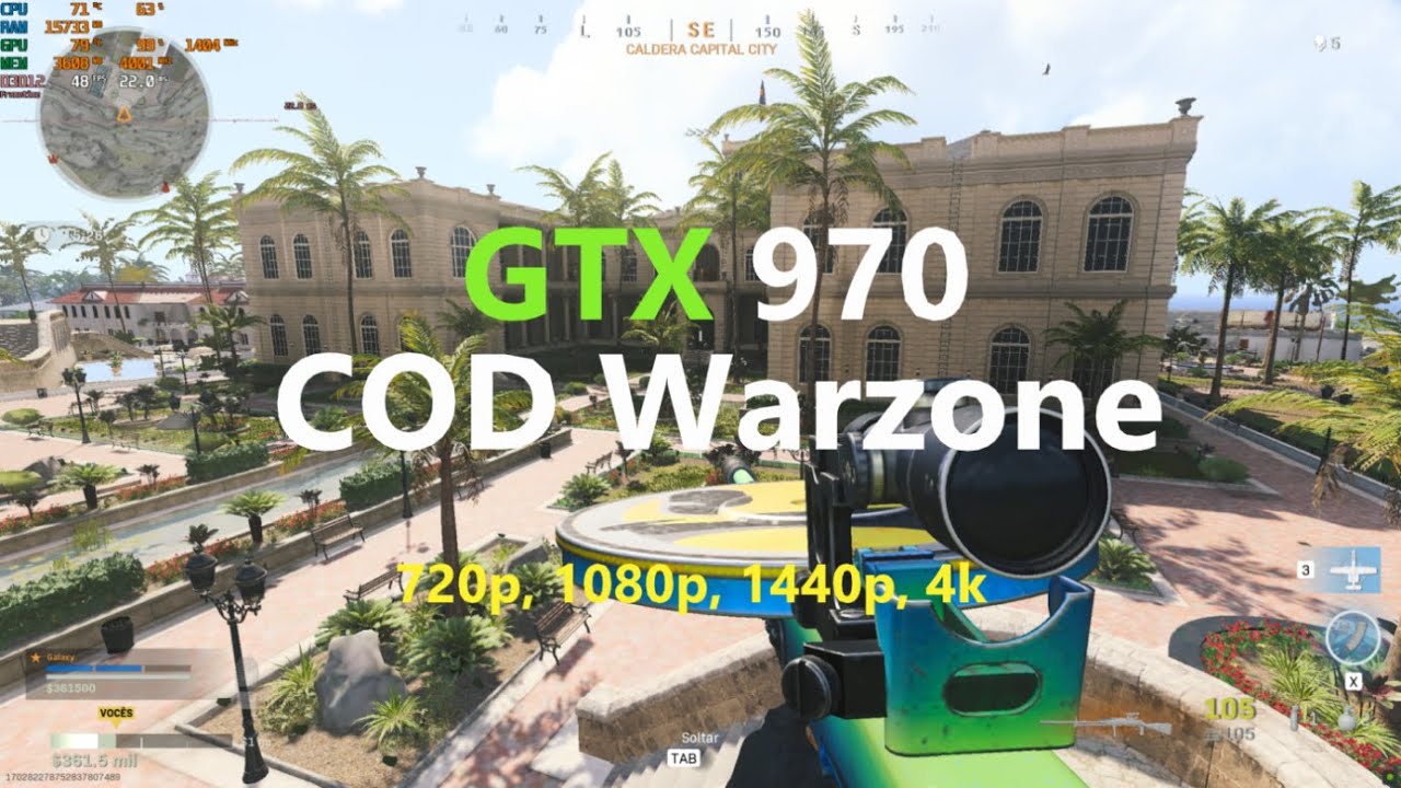 COD Warzone: Pacific Season 2 | GTX 970 ~ 720p, 1080p, 1440p, 4k, Low settings