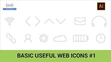 How to Create Popular Web Icon in Adobe Illustrator || Icon For UI Design  Part #1