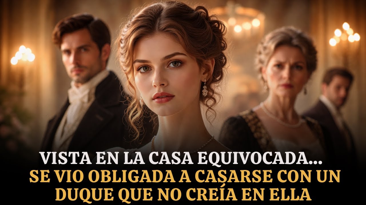 VISTA EN LA CASA EQUIVOCADA, SE VIO OBLIGADA A CASARSE CON UN DUQUE QUE NO CREÍA EN ELLA