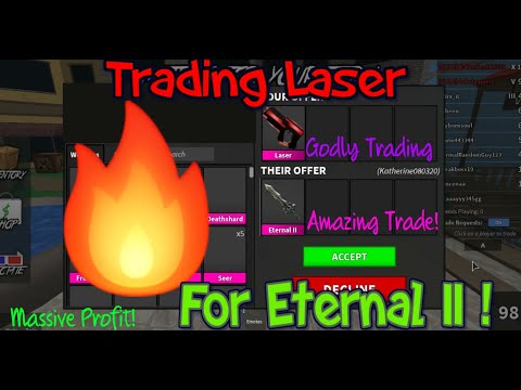 Trading Laser For Eternal Ii Roblox Murder Mystery 2 Youtube - 98 best roblox jd images mystery roblox roblox secret