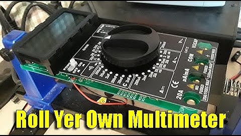 Elenco M2666K Multimeter Build Part 3