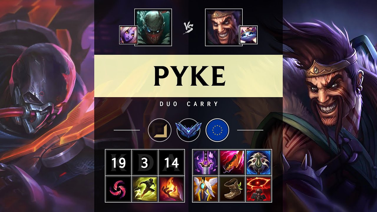 Pyke ADC vs Draven - EUW Diamond Patch 25.11