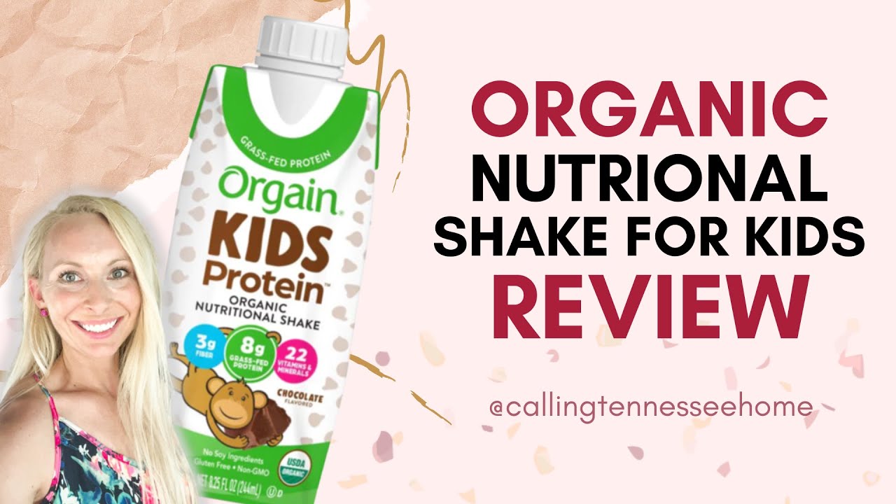 Orgain Kids 8g Protein Organic Nutritional Shake, Vanilla (8.25 fl