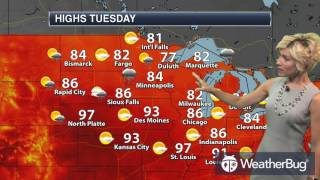 Monday's North Central Regional Weather Outlook - Jul 17, 2017