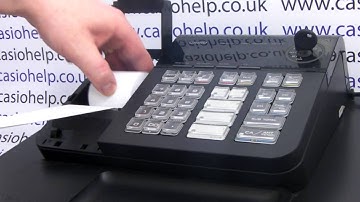 Casio SE-S10 / PCR-T280 Cash Register Set Up Out The Box First Use Instructions