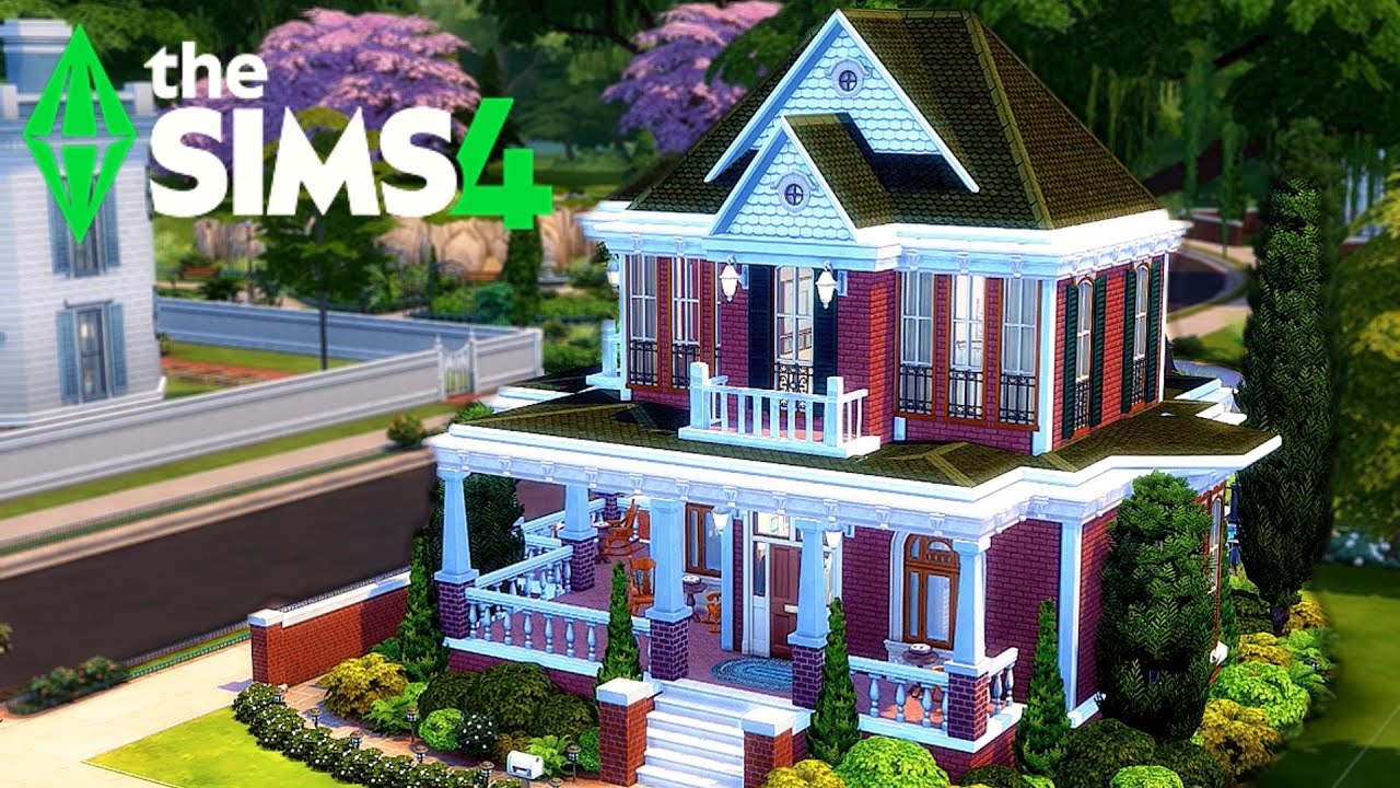 Gorgeous Traditional Single Story Home | The Sims 4 Speed Build