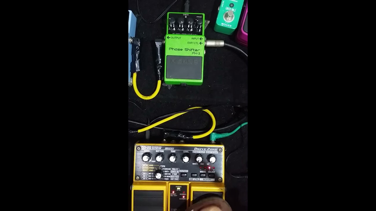Boss Drive Zone OD-20 Five Settings demo - YouTube
