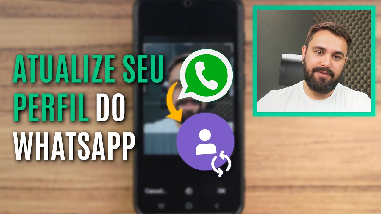 COMO MUDAR A FOTO DE PERFIL DO WHATSAPP - YouTube