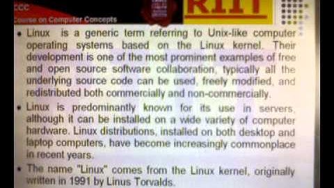 DOEACC CCC Introduction to GUI based Operating System Part 2 in English by Sudhanshu RIIT) IT Expert