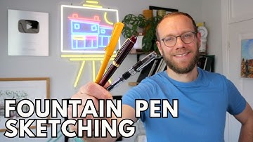 Begin met schetsen met een vulpen - in slechts 15 minuten