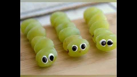 Tạo hình động vật từ trái cây siêu đẹp siêu dễ thương