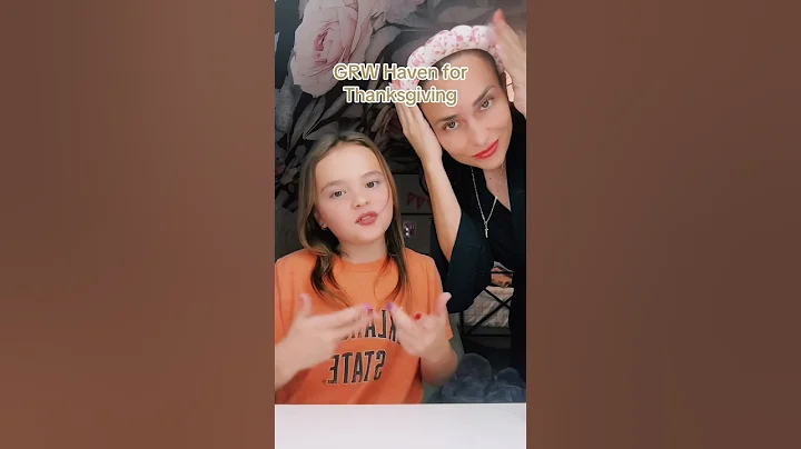 GRW Haven for Thanksgiving 🤎🫶🏼🦃 #grwm #skincareforkids #grateful