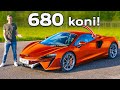 McLaren Artura - recenzja - 0-100, 1/4 mili i driftowanie!