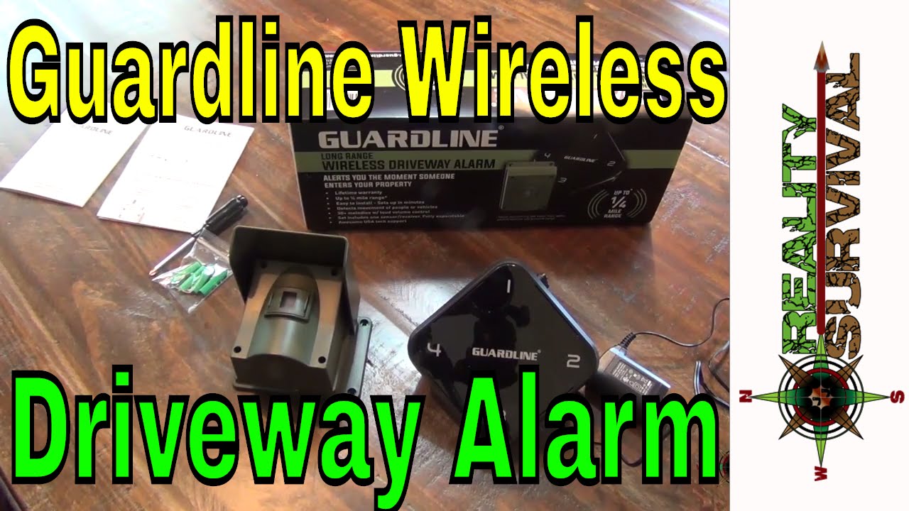 Home Security Upgrade - The Guardline Wireless Driveway Alarm - YouTube