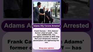Adams Ally Carone Arrested