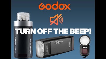 HOW TO TURN OFF THE ANNOYING GODOX FLASH BEEP!